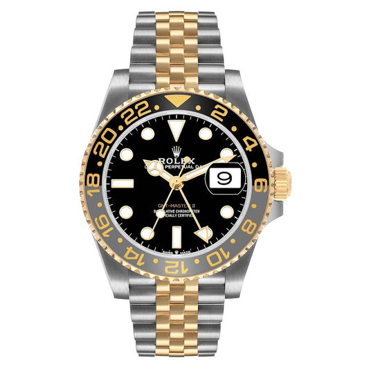 Rolex GMT Master II Zombie Black Grey Steel Yellow Gold, Ref# 126713GRNR-0001