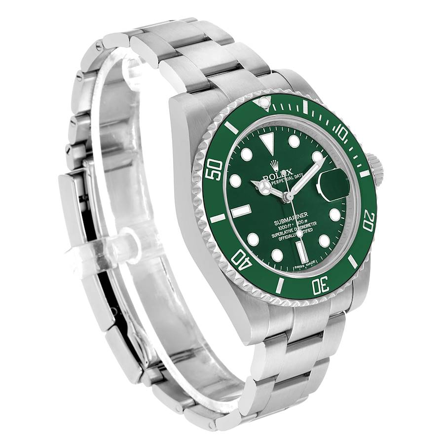 Rolex Submariner Stainless Steel “The Hulk” Green Dial Cerachrom Bezel, Ref#116610LV, 41mm