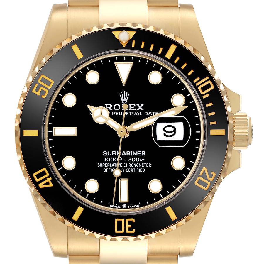 Rolex Submariner Date, 18k Yellow Gold, 41mm, Ref# 126618ln-0002