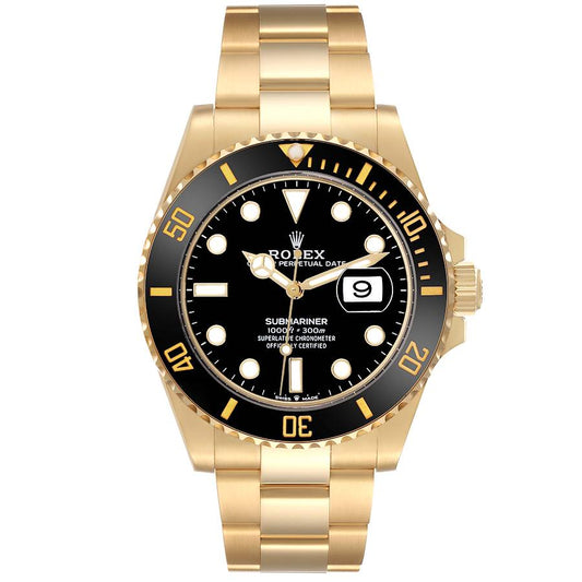 Rolex Submariner Date, 18k Yellow Gold, 41mm, Ref# 126618ln-0002