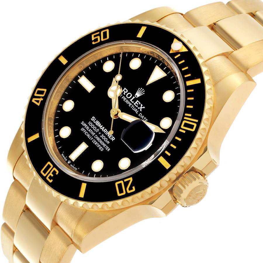 Rolex Submariner Date, 18k Yellow Gold, 41mm, Ref# 126618ln-0002