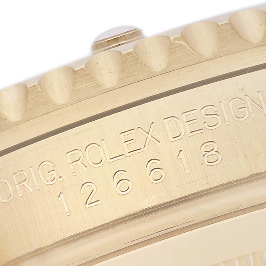 Rolex Submariner Date, 18k Yellow Gold, 41mm, Ref# 126618ln-0002