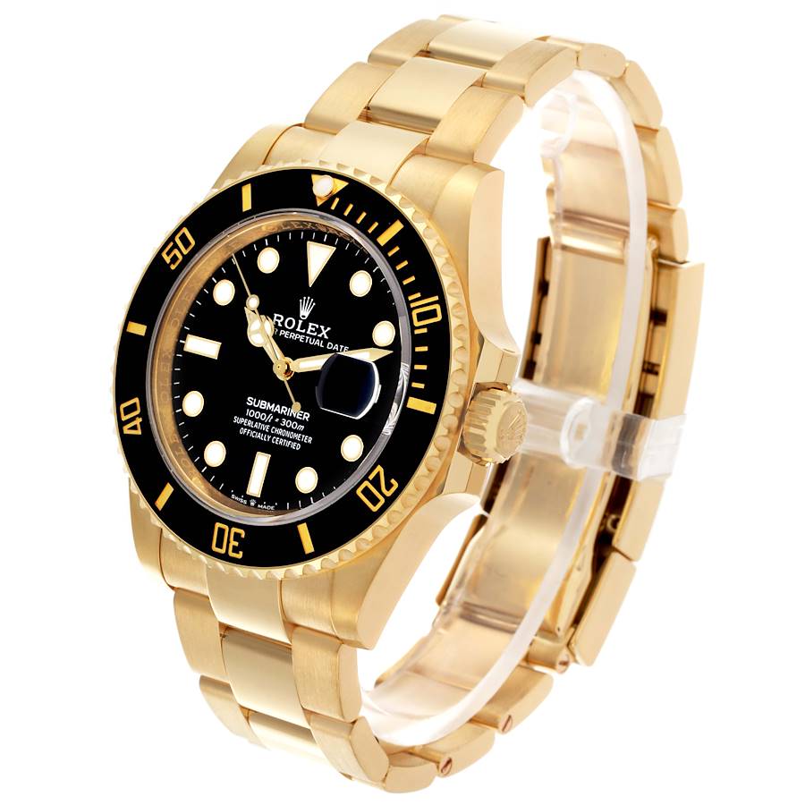 Rolex Submariner Date, 18k Yellow Gold, 41mm, Ref# 126618ln-0002
