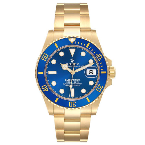 Rolex Submariner Date, 18k Yellow Gold, 41mm, Ref# 126618lb-0002