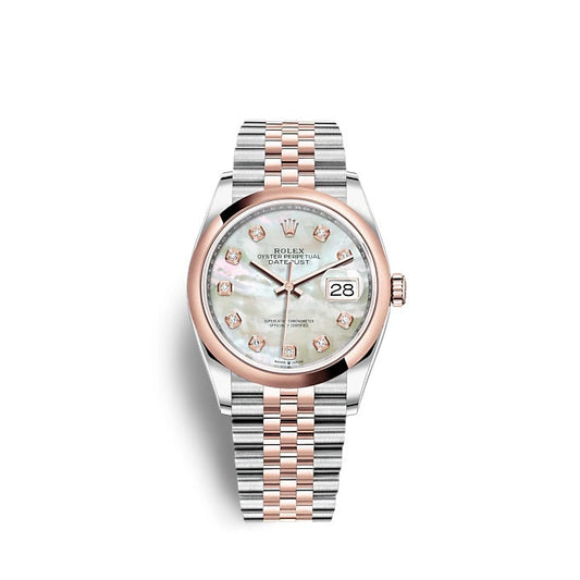 Rolex Datejust 36 Oystersteel and Everose gold Ref# 126201-0021