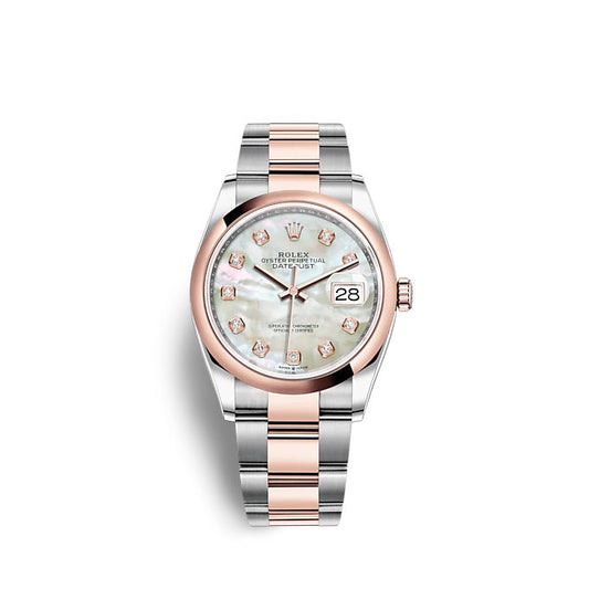Rolex Datejust 36 Oystersteel and Everose gold Ref# 126201-0022