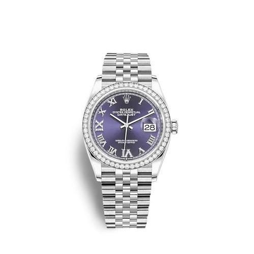 Rolex Datejust 36 Oystersteel and white gold Ref# 126284RBR-0013