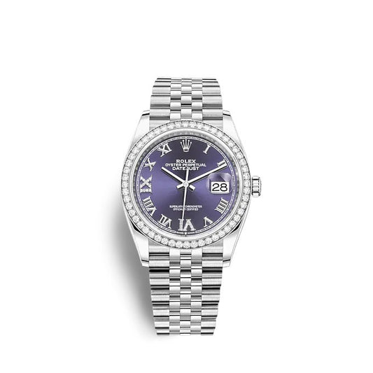 Rolex Datejust 36 Oystersteel and white gold Ref# 126284RBR-0013