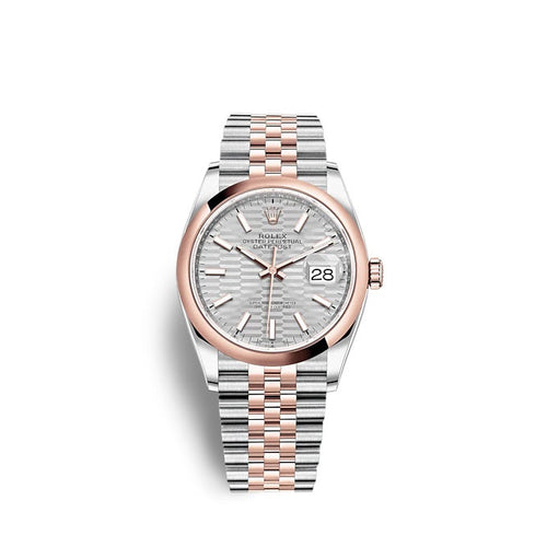 Rolex Datejust 36 Oystersteel and Everose gold Ref# 126201-0033