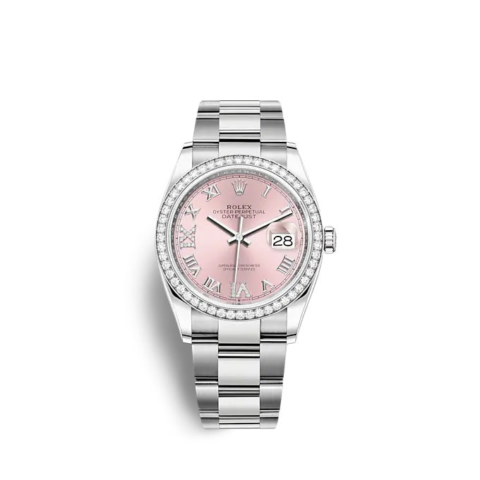 Rolex Datejust 36 Oystersteel and white gold Ref# 126284RBR-0024