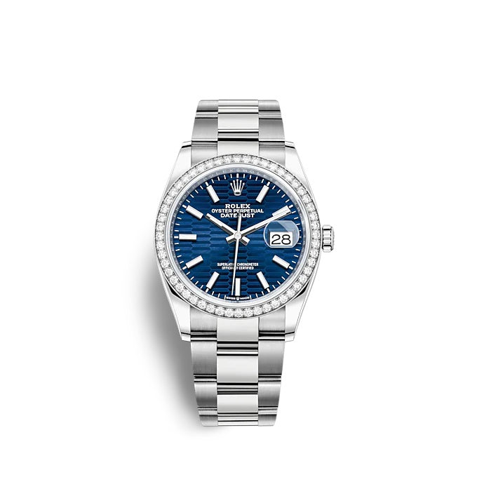 Rolex Datejust 36 Oystersteel and white gold Ref# 126284RBR-0042