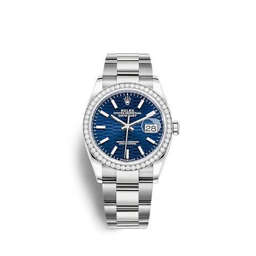 Rolex Datejust 36 Oystersteel and white gold Ref# 126284RBR-0042