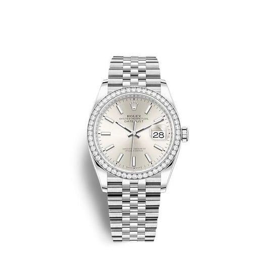 Rolex Datejust 36 Oystersteel and white gold Ref# 126284RBR-0005
