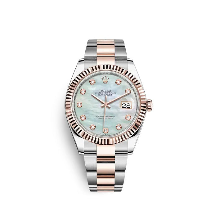 Rolex Datejust 41 Oystersteel and Everose gold Ref# 126331-0013