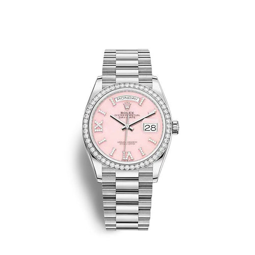 Rolex Day-Date 36 White gold Ref# 128349RBR-0008