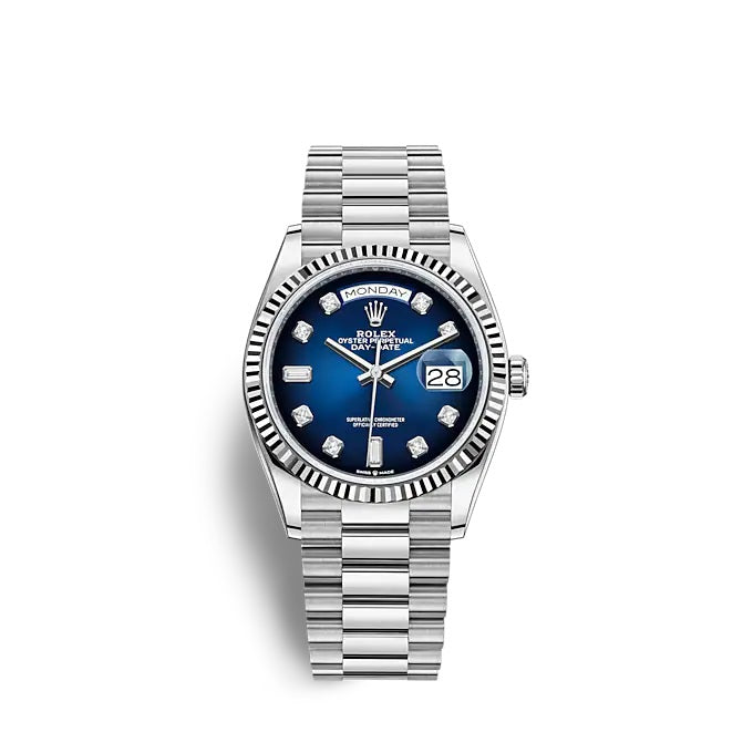 Rolex Day-Date 36 White gold Ref# 128239-0023