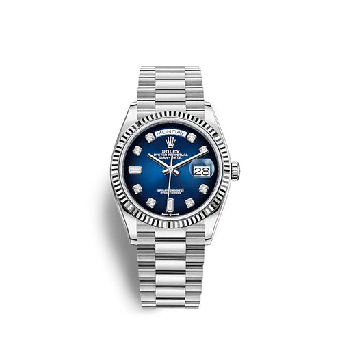 Rolex Day-Date 36 White gold Ref# 128239-0023