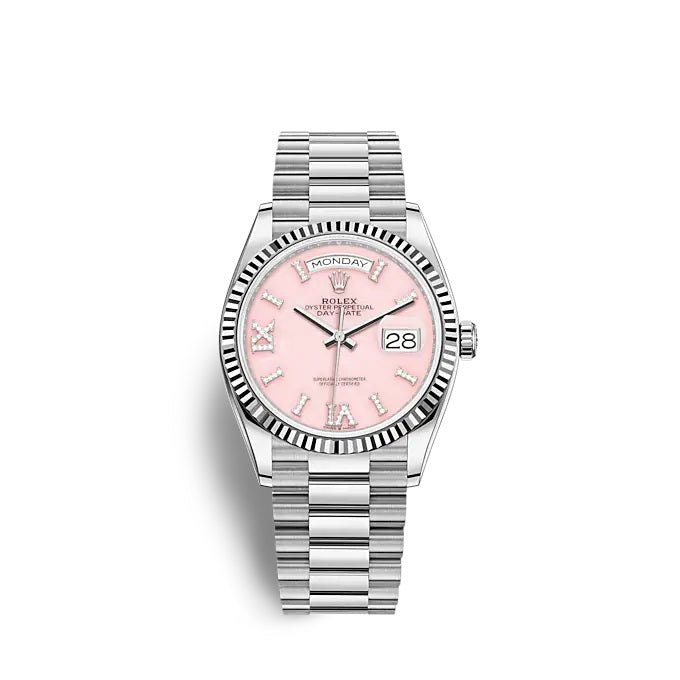 Rolex Day-Date 36 White gold Ref# 128239-0021
