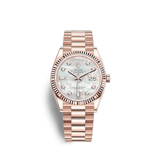 Rolex Day-Date 36 Everose gold Ref# 128235-0029