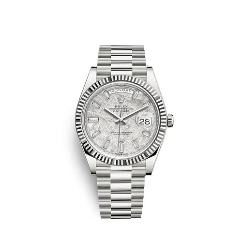 Rolex Day-Date 40 White gold Ref# 228239-0055