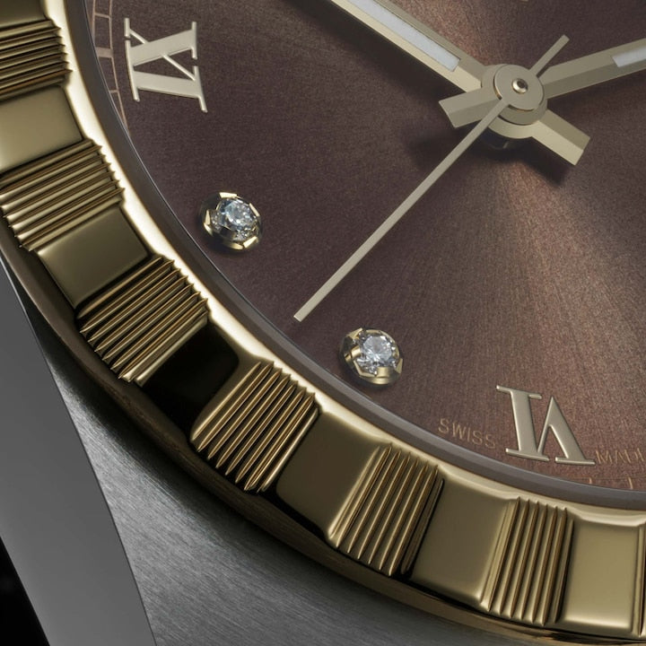 Tudor Royal, Stainless Steel and 18k Yellow Gold with Diamond-set, 41mm, Ref# M28603-0008