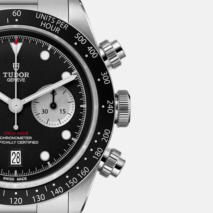 Unworn, Tudor Black Bay Chrono, 41mm, Stainless Steel, Ref# M79360N-0011, box and papers