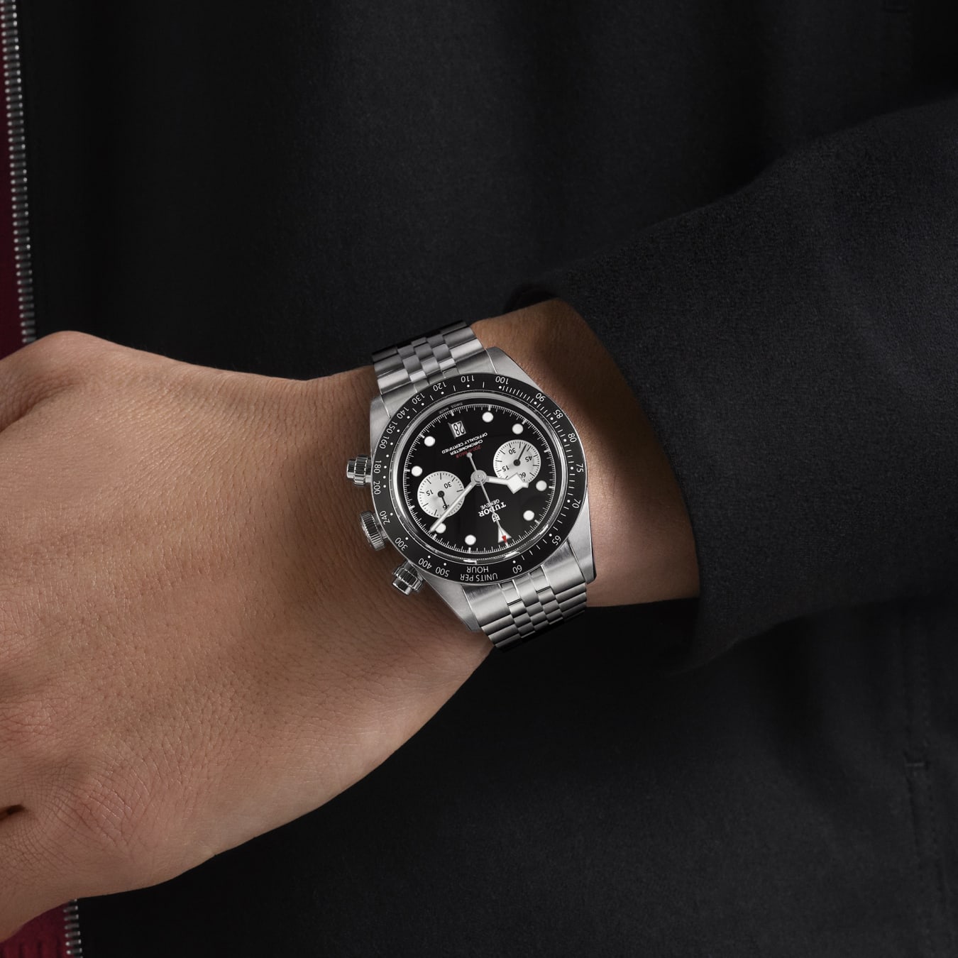 Unworn, Tudor Black Bay Chrono, 41mm, Stainless Steel, Ref# M79360N-0013, box and papers