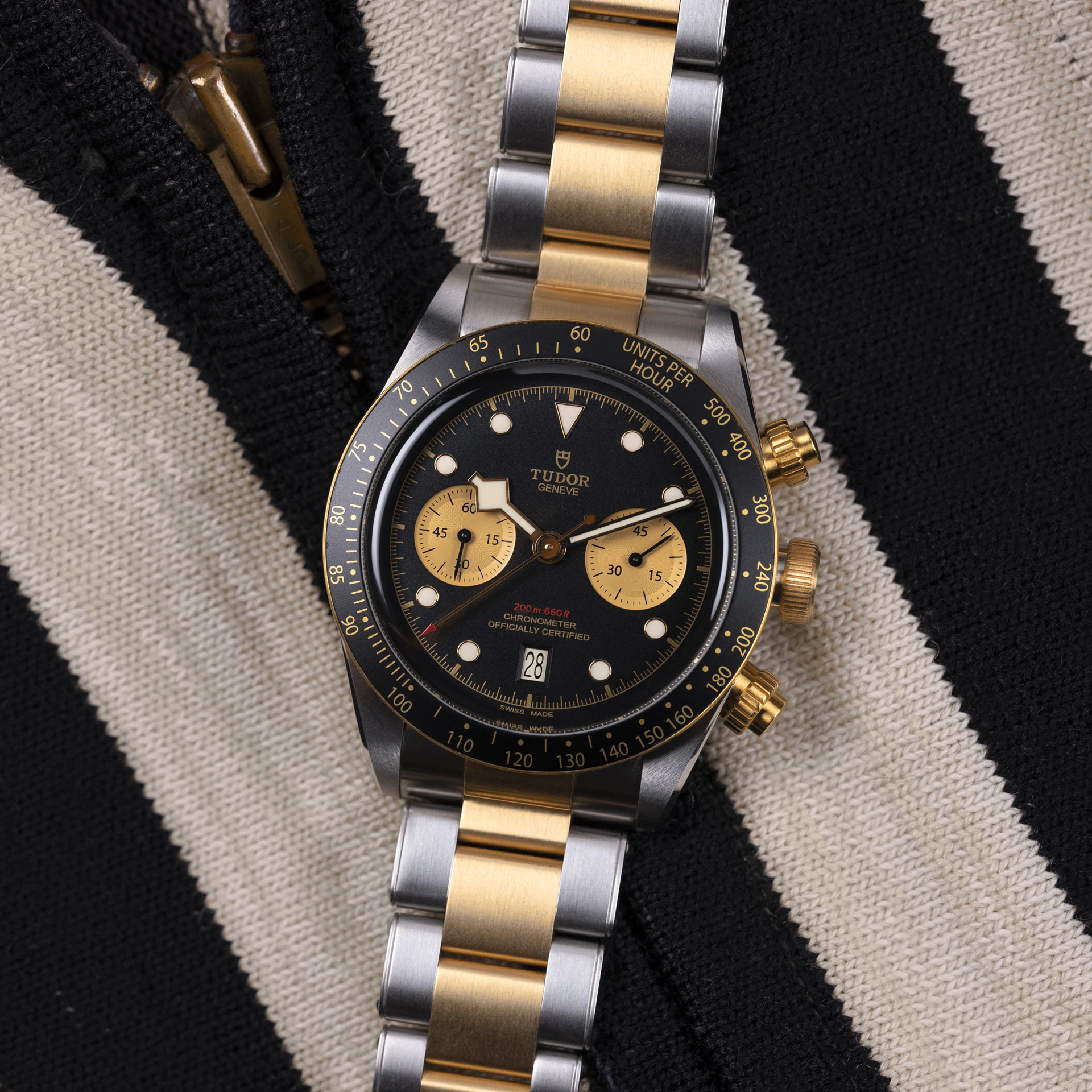Tudor Black Bay Chrono S&G, 41mm, Stainless Steel and 18k Yellow Gold, Ref# M79363N-0001