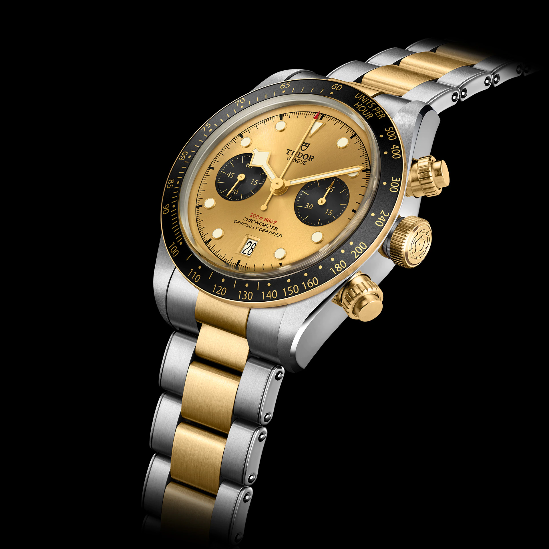 Tudor Black Bay Chrono S&G, 41mm, Stainless Steel and 18k Yellow Gold, Ref# M79363N-0007