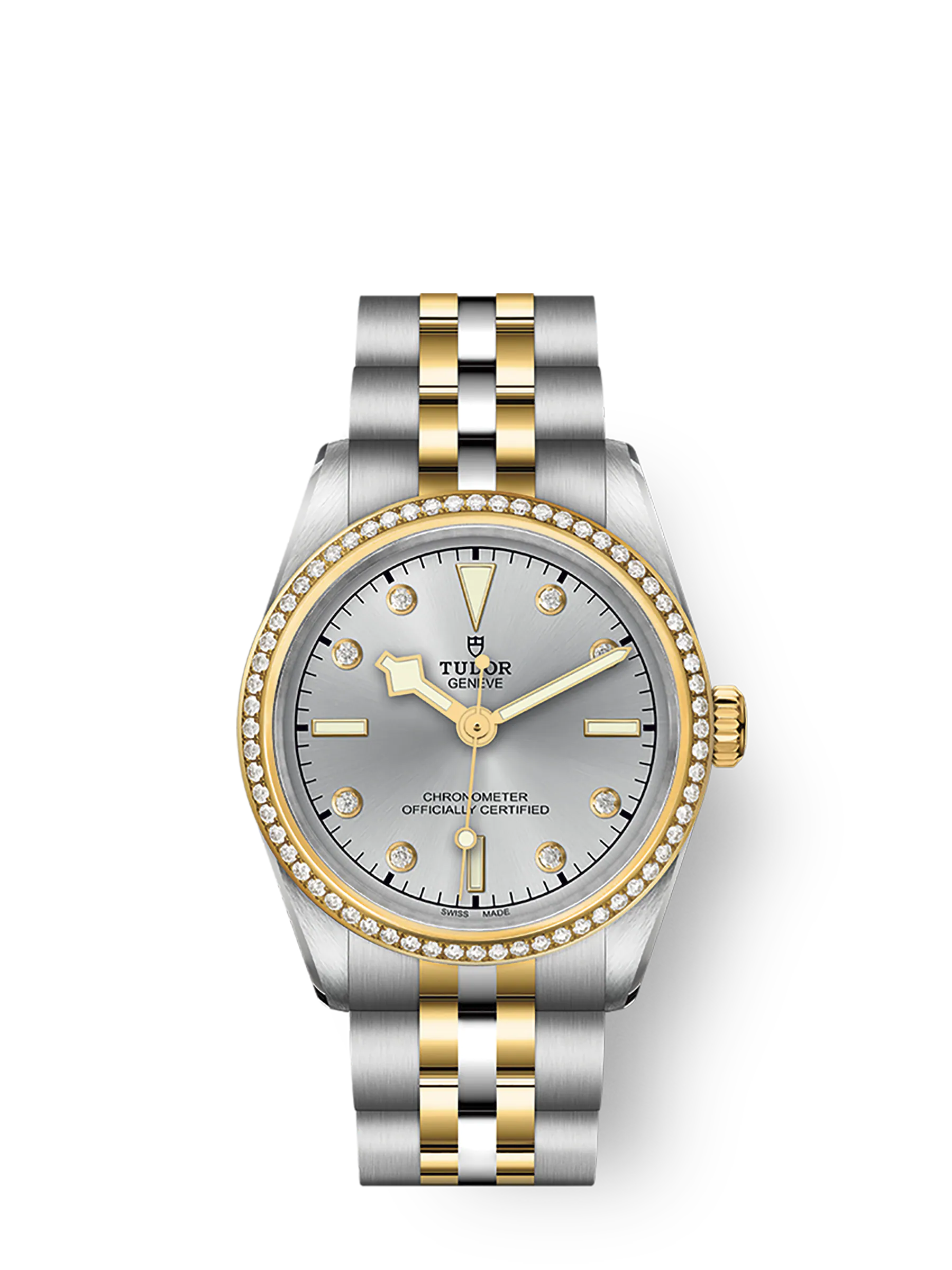 Tudor Black Bay 31 S&G, 316L Stainless Steel, 18k Yellow Gold and Diamonds, Ref# M79613-0006