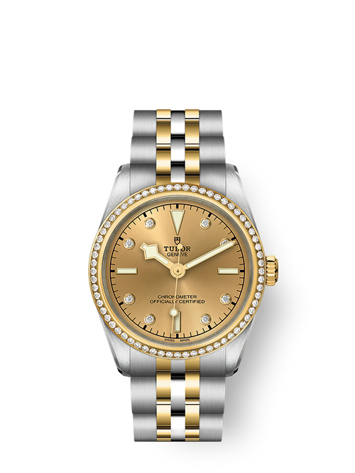 Tudor Black Bay 31 S&G, 316L Stainless Steel, 18k Yellow Gold and Diamonds, Ref# M79613-0007