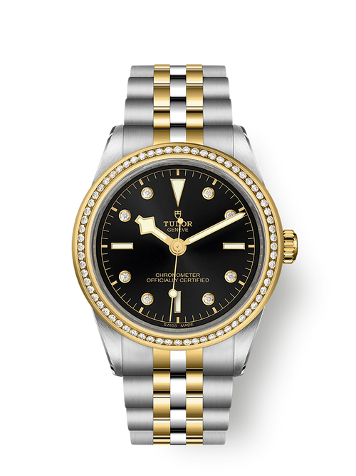 Tudor Black Bay 39 S&G, 316L Stainless Steel, 18k Yellow Gold and Diamonds, Ref# M79673-0005