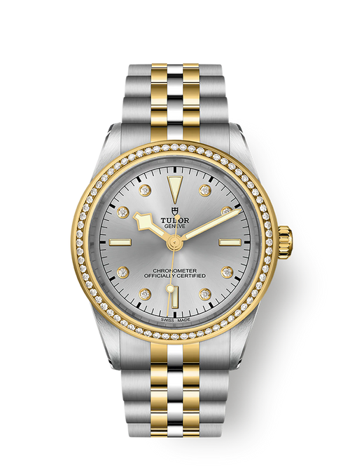 Tudor Black Bay 39 S&G, 316L Stainless Steel, 18k Yellow Gold and Diamonds, Ref# M79673-0006