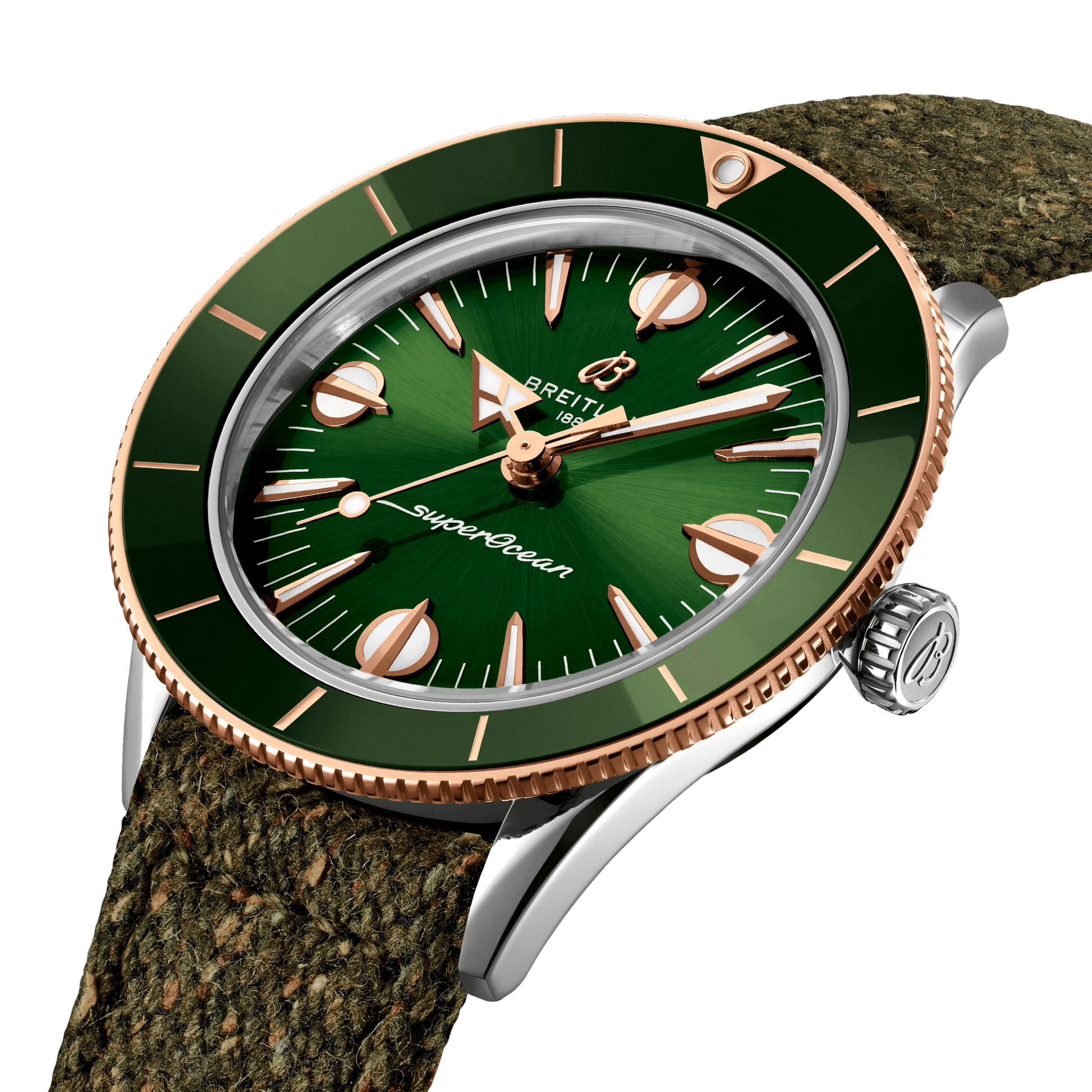 Breitling Superocean Heritage ’57 Highlands, 38mm, Stainless steel and 18k Red Gold, Ref# U10340361L1A1, Unworn 2024