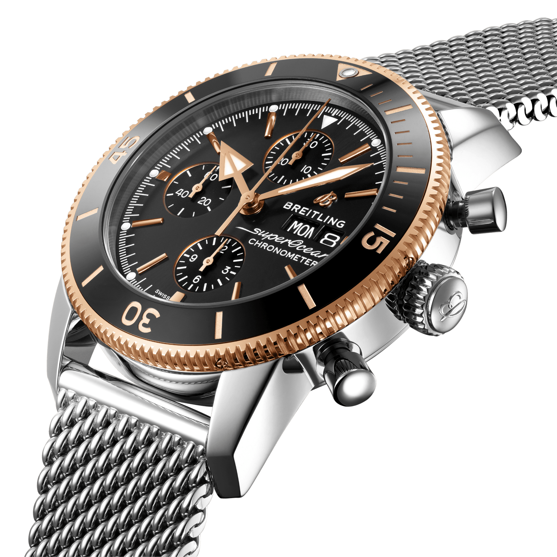 Breitling Superocean Heritage Chronograph 44, Ref# U13313121B1A1, box and papers