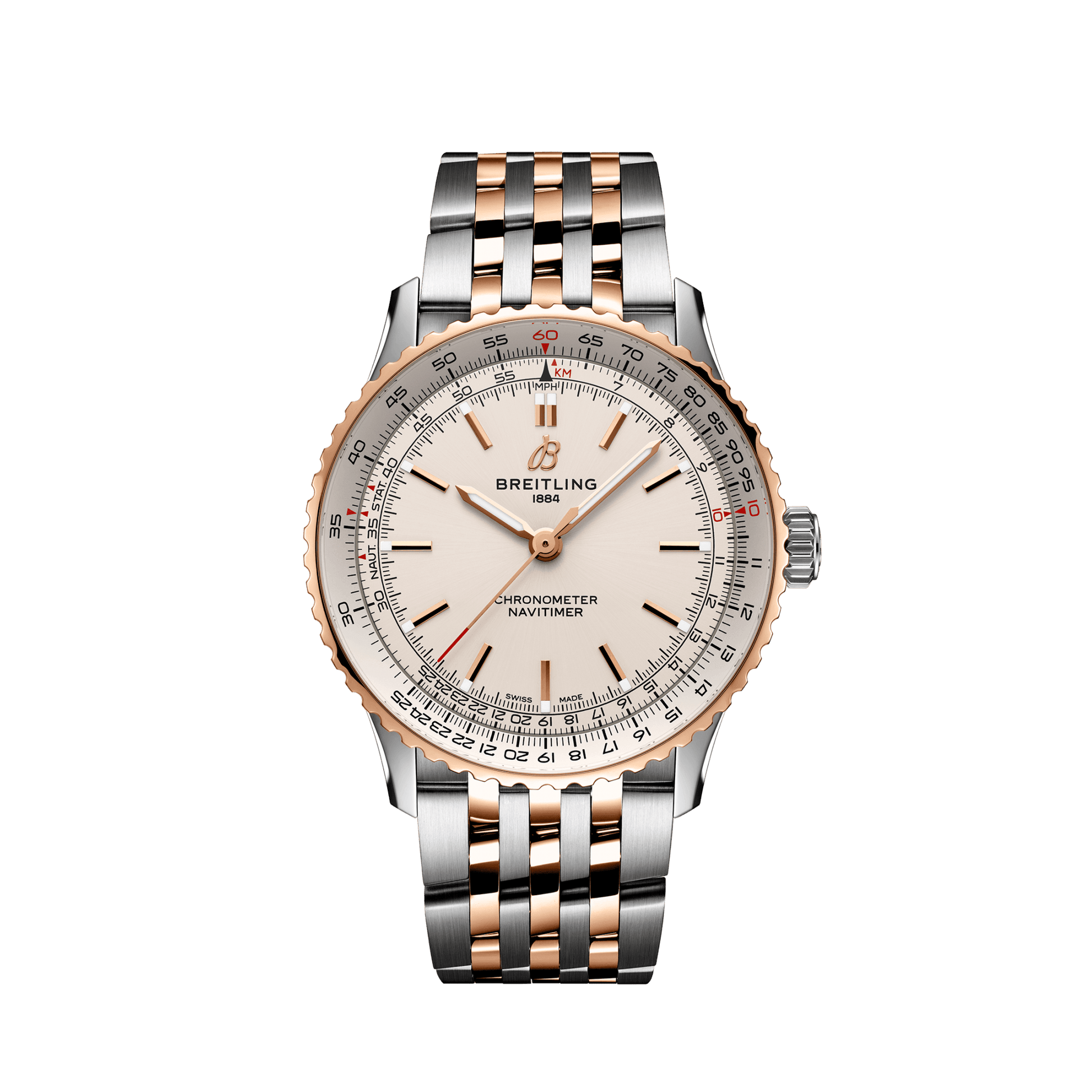 Breitling Navitimer Automatic 41, Stainless Steel and 18k Red Gold, Ref# U17329F41G1U1, Unworn 2024
